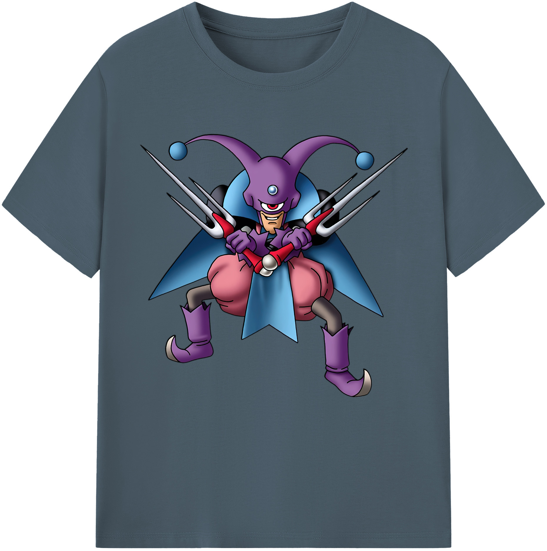 （画像用） ドラゴンクエスト Doragon Kuesuto Dragon Quest 綿100％半袖Tシャツ（フロントプリント）